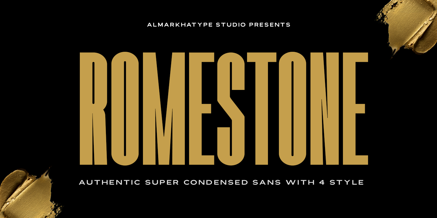 Шрифт Romestone
